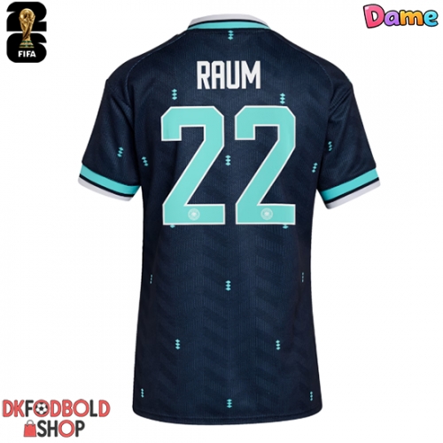 Tyskland David Raum #22 Udebanetrøje Dame VM 2026 Kort ærmer